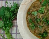 A picture of step 6 of Ghiya chicken.