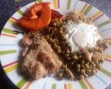 Foto del paso 3 de la receta: Colchón de arvejas a caballo