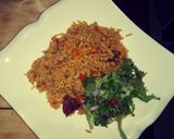 A picture of step 8 of Jollof rice.