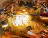A picture of step 4 of Easy Hot and Sour Soup.