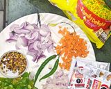 A picture of step 2 of Maggi crispy manchurian.