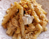 Foto del paso 7 de la receta: Zita en salsa cremosa de costillas de cerdo, gorgonzola y nueces