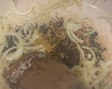 A picture of step 1 of Mushroom and calvolo nero gnocchi.