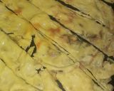 A picture of step 7 of Capsicum and chicken pulao with potato kabab platter.