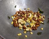 A picture of step 2 of Leftover chapathi mixture.