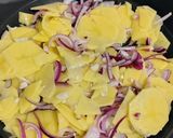 Tortilla ziemniaczana z mozzarellą krok przepisu 3 zdjęcie