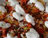 Sprout moth beans papdi chaat recipe step 7 photo