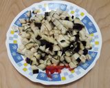 Pas rețetă Paste (Fregula) cu vinete și ardei 2 fotografie