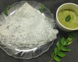 A picture of step 5 of Neer Dosa😋.