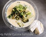 Une image de l'étape 1 de Quiche sans pâte, brocolis, camembert.