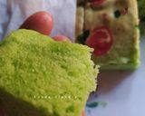 Foto langkah ke 10 dari resep Bolu Pandan Jelita (Metode All In 1) Lembut.