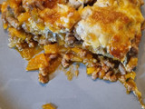 Lasaña de carne con verduras sin pasta