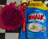 Foto langkah ke 1 dari resep 65. Es Lilin Buah Naga Susu.