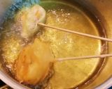 Foto del paso 3 de la receta Brochetas de mejillones en tempura con mayonesa de romesco