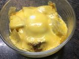 Patatas horno con huevo y queso