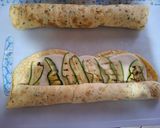 Foto del passaggio 4 della ricetta Rotoli di Frittata alla Pizzaiola con Zucchine e Scamorza