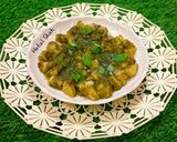 फलाहारी हरियाली आलू (व्रत वाले हरियाली आलू) रेसिपी चरण 6 फोटो