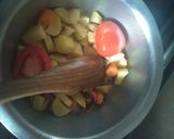 A picture of step 2 of Simple potato soup #allstarsrecipecontest.