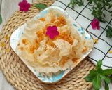 Hình bước làm 2 của món Bánh tráng phơi sương chiên giòn rắc chà bông