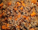 A picture of step 3 of Moroccan style ground beef.