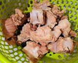 Hình bước làm 1 của món Canh sa kê nấu sườn non
