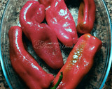 Foto del paso 1 de la receta: Ensalada de pimientos y calabacines asados, con ali oli de tomates secos