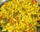 A picture of step 10 of Desi Style Masala Pasta.