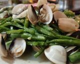 Foto del paso 7 de la receta: Ensalada de judías verdes con almenas congeladas a la marinera en microondas