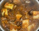 A picture of step 3 of Porridge yam.