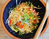 A picture of step 4 of Thai green Papaya salad.
