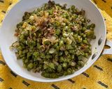 A picture of step 3 of Beans fry.