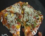 A picture of step 5 of Open cheesy sandwich.