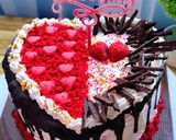 Foto langkah ke 22 dari resep 88. Red Velvet Kukus | Birthday Cake.