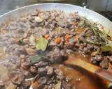 Polenta e stufato di cinghiale passaggio 3 foto