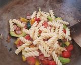 A picture of step 8 of My Halloumi Bacon Pasta for 1.