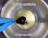 A picture of step 3 of Double lemon chicken with cheat’s preserved lemon.