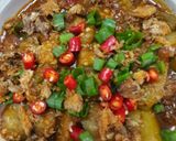 Foto langkah ke 4 dari resep Sapo Terong Ikan Asin.