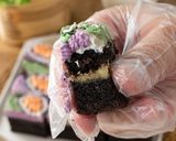 Foto langkah ke 9 dari resep Brownies Ketan Batik 2 Telur - Versi Panggang.