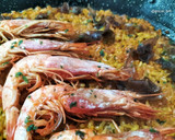 Foto del paso 8 de la receta: Arroz con gamba roja, alga dulse y caldo de alga fucus con azafrán