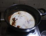 A picture of step 3 of Dahi bhindi.