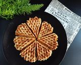 Foto langkah ke 3 dari resep Roti Keju Waffle.