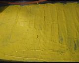 A picture of step 3 of Khandvi.