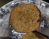 A picture of step 4 of Barley ka spicy chilla.