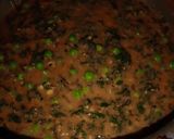 A picture of step 12 of Methi matar malai.