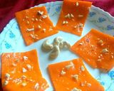 A picture of step 7 of Bombay ice halwa.