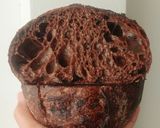 Foto langkah ke 22 dari resep Double Chocolate Sourdough Bread 80% (Oven Tangkring).