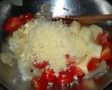 Foto del paso 4 de la receta: Morrón relleno 3 quesos (a las brasas)