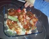 A picture of step 2 of Light BBQ Chicken Thighs with Crispy Cecina.