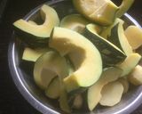 A picture of step 14 of Potato Butter Masala,Mater-Paneer,Khatta -Meetha Kaddu,Spinach Pooris.