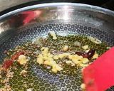 A picture of step 1 of "Bihari Palak Saag".
